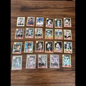 1987 TOPPS NEW YORK YANKEES VINTAGE 23CARD LOT Tewksbury/Niekro/Wynegar/Winfield